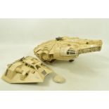 A VINTAGE KENNER STAR WARS MILLENNIUM FALCON 1979, CPJ products, with three retractable stilts,