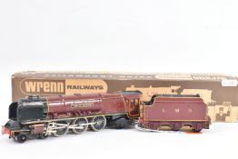 A BOXED WRENN OO GAUGE DUCHESS CLASS LOCOMOTIVE, City of Lancaster' No.6243, L.M.S. lined maroon