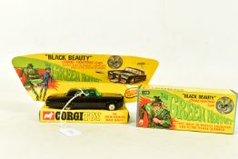 A BOXED CORGI GREEN HORNET'S BLACK BEAUTY CRIME FIGHTING CAR, No.268, very good condition, no