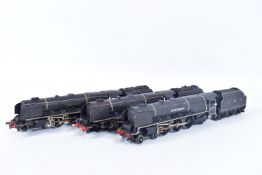 THREE BOXED HORNBY DUBLO DUCHESS CLASS LOCOMOTIVES, all have been repainted, renamed and