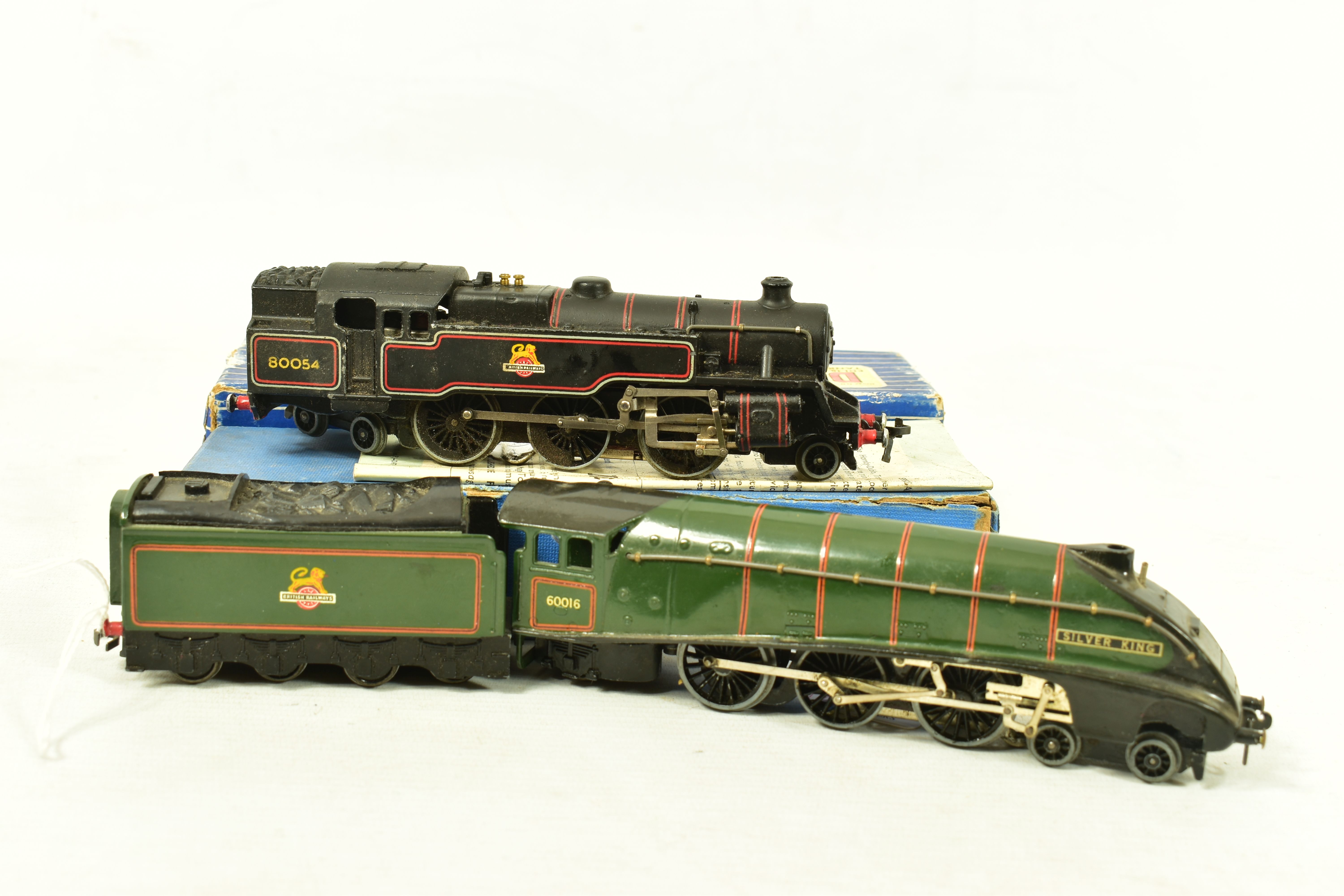 TWO BOXED HORNBY DUBLO LOCOMOTIVES, A4 class 'Silver King' No.60016, B.R. lined gloss green