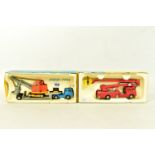 A BOXED CORGI MAJOR TOYS BEDFORD TK MACHINERY CARRIER AND PRIESTMAN CUB SHOVEL, Gift Set No.27,