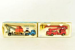 A BOXED CORGI MAJOR TOYS BEDFORD TK MACHINERY CARRIER AND PRIESTMAN CUB SHOVEL, Gift Set No.27,