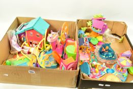 A COLLECTION OF UNBOXED AND ASSORTED POLLY POCKET FIGURES, ACCESSORIES AND PLAYSETS, mainly date