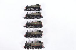 FIVE BOXED AIRFIX OO GAUGE CLASS 14XX TANK LOCOMOTIVES, all are No.1466, in B.R. lined green