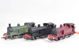 THREE BOXED WRENN OO GAUGE CLASS R1 TANK LOCOMOTIVES, No.1127, S.R. green livery (W2207), renumbered