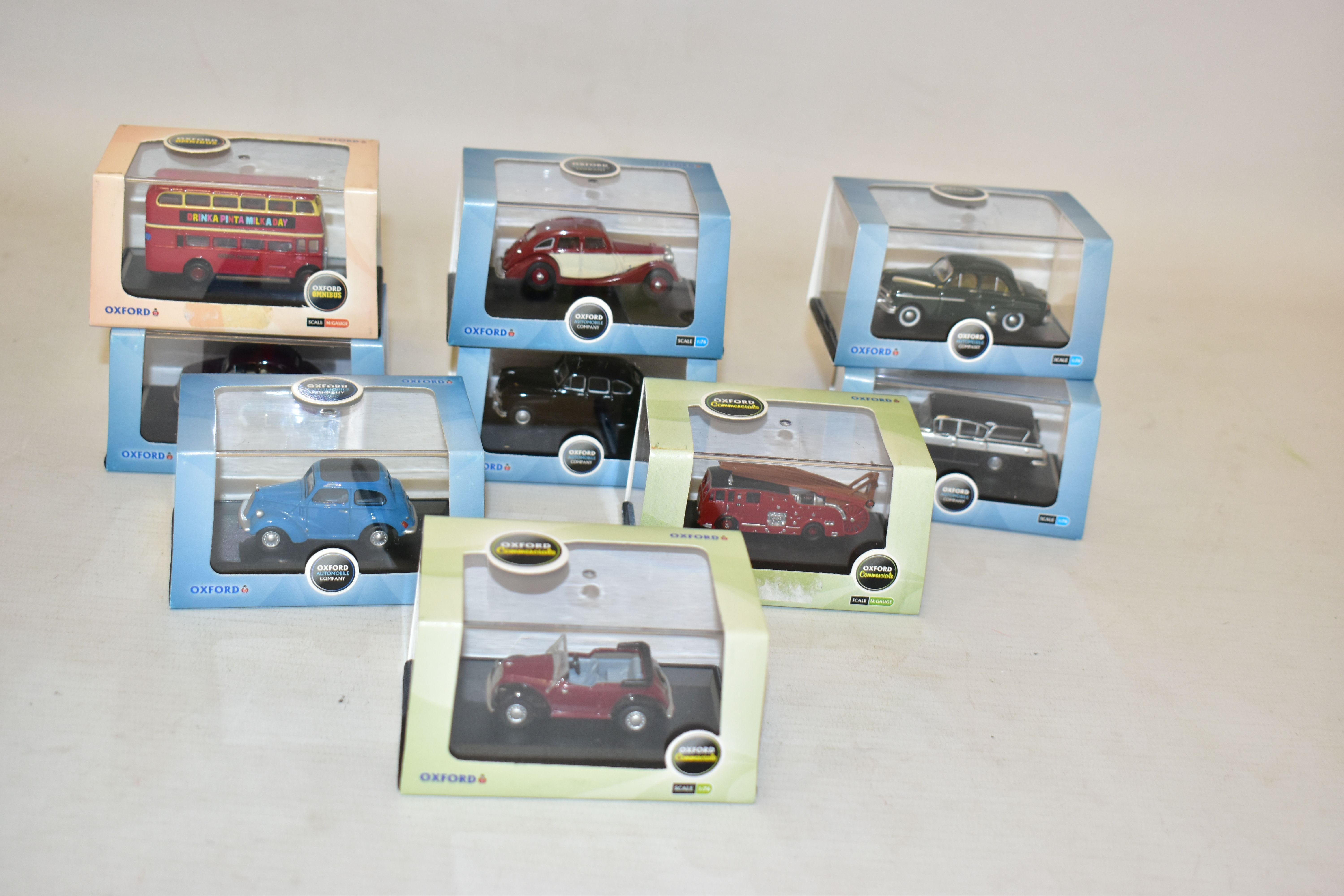 A QUANTITY OF BOXED OXFORD DIECAST AND CORGI TRACKSIDE OO AND N GAUGE DIECAST VEHICLES, all appear - Image 2 of 14