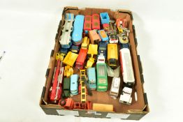 A QUANTITY OF UNBOXED AND ASSORTED PLAYWORN DIECAST VEHICLES, to include Spot-On Bedford CA '