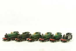 SIX BOXED HORNBY OO GAUGE G.W.R. CLASS 101 HOLDEN TANK LOCOMOTIVES, all No.101, G.W.R. green