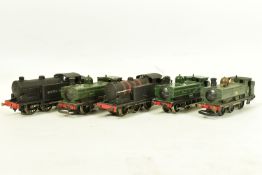FIVE BOXED CASTLE ART/GAIETY/JVM LOCOMOTIVES, 2 x class N2 tank, one with No.46917 and British
