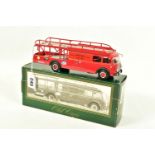 A BOXED OLD CARS FIAT FERRARI RACING CAR TRANSPORTER, 1/43 scale model in red livery with 'Ferrari