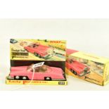 A BOXED DINKY TOYS THUNDERBIRDS LADY PENELOPE'S FAB1, No.100, earlier issue with pink stripes to
