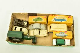 A QUANTITY OF BOXED AND UNBOXED DIECAST VEHICLES, boxed Dinky Toys Volkswagen Beetle, No.161, grey