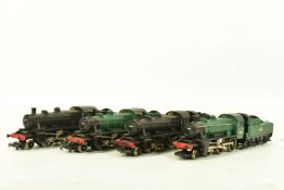 FOUR BOXED HORNBY RAILWAYS OO GAUGE IVATT CLASS 2 LOCOMOTIVES, No.46400, B.R. lined black livery (