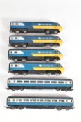 TWO BOXED HORNBY OO GAUGE INTERCITY 125 HIGH SPEED TRAIN SETS, No.R332, both comprising power car