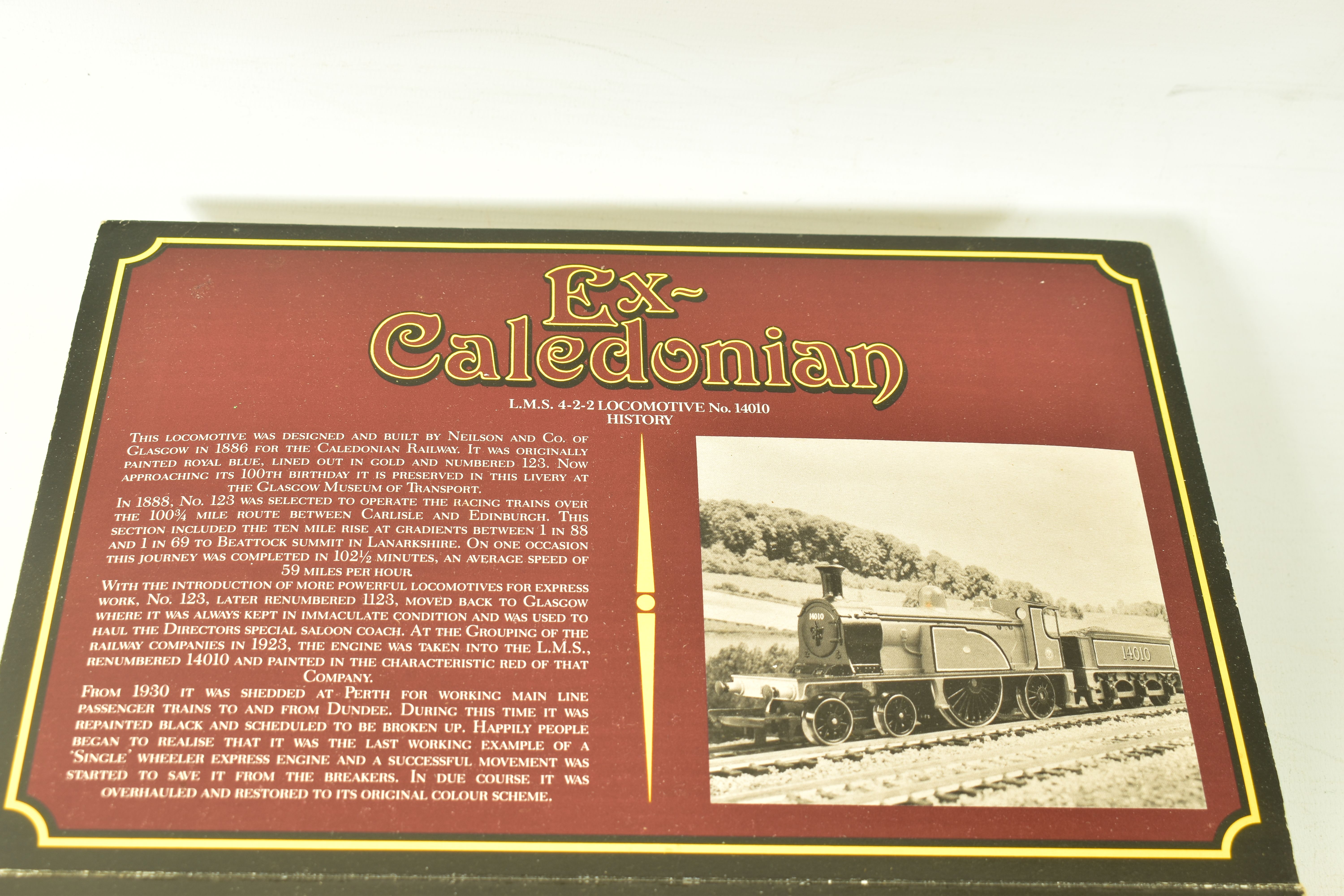 THREE BOXED HORNBY RAILWAYS OO GAUGE L.M.S. LOCOMOTIVES, 'Caledonian Single' No.14010 (R763), - Image 7 of 7