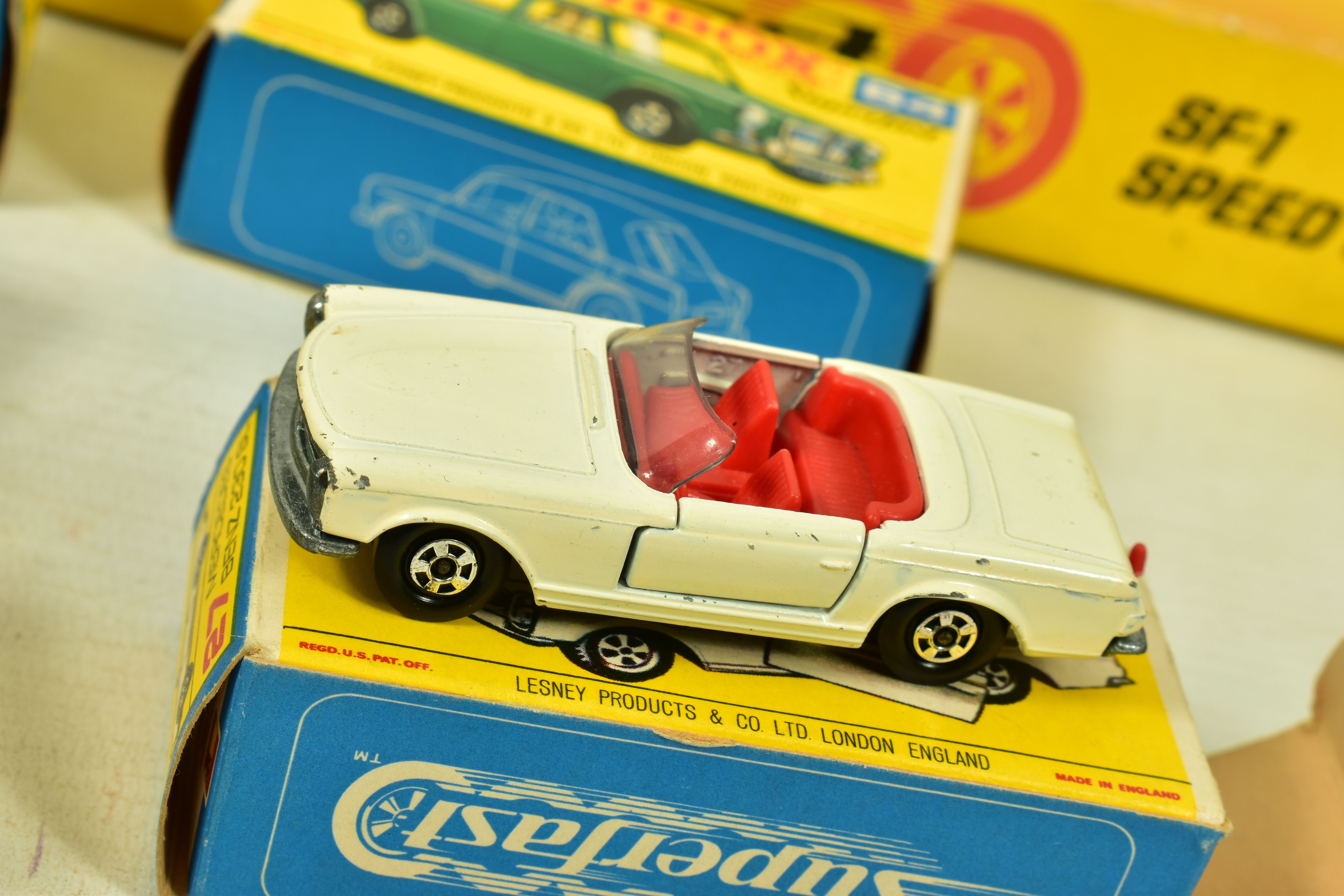 A BOXED LESNEY MATCHBOX 1-75 SERIES LAMBORGHINI MIURA P400, No.33, Superfast version with yellow - Image 4 of 7