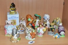 THIRTEEN BESWICK BEATRIX POTTER CHARACTER FIGURES AND BY ROYAL ALBERT, the Beswick comprising '