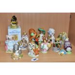 THIRTEEN BESWICK BEATRIX POTTER CHARACTER FIGURES AND BY ROYAL ALBERT, the Beswick comprising '