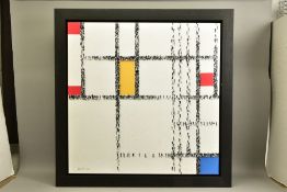 CRAIG ALAN (AMERICA 1971) 'GRIDLOCK', a signed limited edition print in the style of Piet