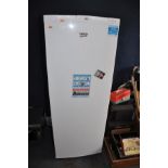 A BEKO FXF465W LARDER FREEZER width 55cm, depth 60cm and height 144cm (PAT pass and working at -22