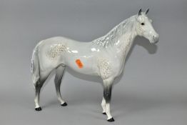 A BESWICK LARGE HUNTER, SECOND VERSION, MODEL NO.1734, in grey gloss, height 30cm (Condition report: