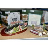 TWO BOXED LIMITED EDITION LILLIPUT LANE SCULPTURES, comprising It's all at the Co-op - Beamish no