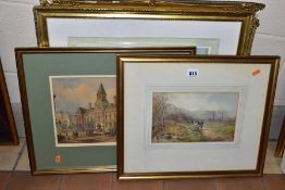 A SELECTION OF 19TH AND EARLY 20TH CENTURY WATERCOLOURS, comprising Frederick Boisseree (19th