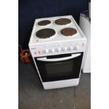 A BEKO S502 ELECTRIC COOKER width 50cm, depth 64cm and height 88cm (no PAT due to bare cable)
