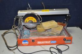 A BELLE MAXITILE 245 PROFESSIONAL TILE CUTTER with water inlet (PAT pass and working)