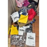THREE BOXES OF AS NEW CLOTHING, most are in original packaging, brands to include Jack & Jones,