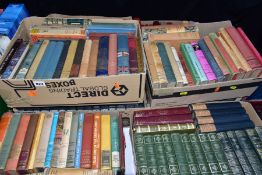 BOOKS, eight boxes containing approximately 170 titles in hardback format to include 'classic' by