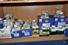 SEVENTEEN BOXED LILLIPUT LANE SCULPTURES FROM VARIOUS CHRISTMAS/SPECIAL COLLECTIONS, with deeds