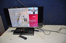 A SAMSUNG UE32J5100AKXXU 32inTV with remote and two Panasonic DVD players (no remotes) (all PAT pass