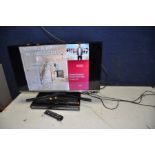 A SAMSUNG UE32J5100AKXXU 32inTV with remote and two Panasonic DVD players (no remotes) (all PAT pass