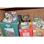 FIVE BOXED LILLIPUT LANE SCULPTURES FROM AMERICAN LANDMARKS COLLECTION, all with deeds, comprising