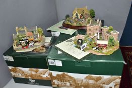 THREE BOXED LIMITED EDITION LILLIPUT LANE SCULPTURES, all with certificates, comprising Appleby Fair