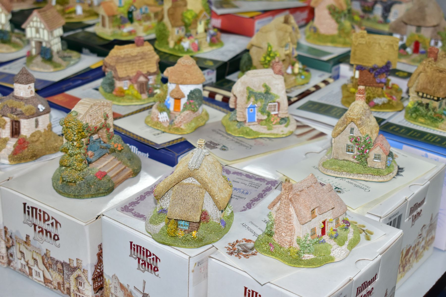TWENTY EIGHT BOXED LILLIPUT LANE SCULPTURES, with deeds except where mentioned, comprising twenty - Image 3 of 8