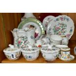 A COLLECTION OF AYNSLEY GIFTWARE, ETC, mostly Pembroke and Cottage Garden patterns, comprising three