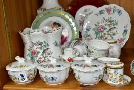 A COLLECTION OF AYNSLEY GIFTWARE, ETC, mostly Pembroke and Cottage Garden patterns, comprising three
