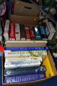 FOUR BOXES OF BOOKS, thirty six titles to include reference, gardening, nature, DIY and Great