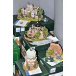 FOUR BOXED LILLIPUT LANE SCULPTURES CELEBRATING THE MILLENNIUM, all with deeds, comprising The Old