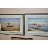 MICHAEL RONDOT (BRITISH CONTEMPORARY) TWO SIGNED LIMITED EDITION MILITARY AVIATION PRINTS,