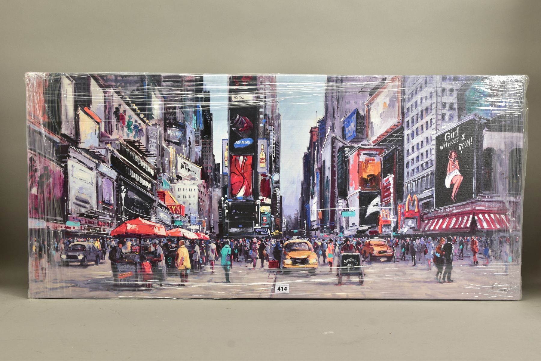 HENDERSON CISZ (BRAZIL 1960) 'NEW YORK CENTRAL' a signed limited box canvas print depicting an