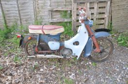 A BARNFIND 1964 HONDA 50 C100 MOPED first registered on 13/5/1964 under Registration number ANX 345B