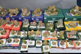 FORTY THREE BOXED LILLIPUT LANE SCULPTURES FROM THE BRITISH COLLECTION, all with deeds, to include