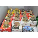 SEVENTEEN BOXED LILLIPUT LANE SCULPTURES, from various collections all with deeds except where