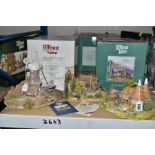 THREE BOXED LIMITED EDITION LILLIPUT LANE SCULPTURES, with deeds and certificates, comprising