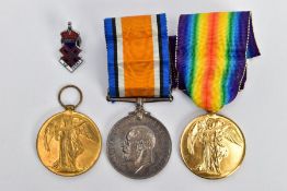 A BOX CONTAINING WW1 BRITISH WAR & VICTORY MEDAL PAIR, named 1415 Sapper L N JAMES, together with