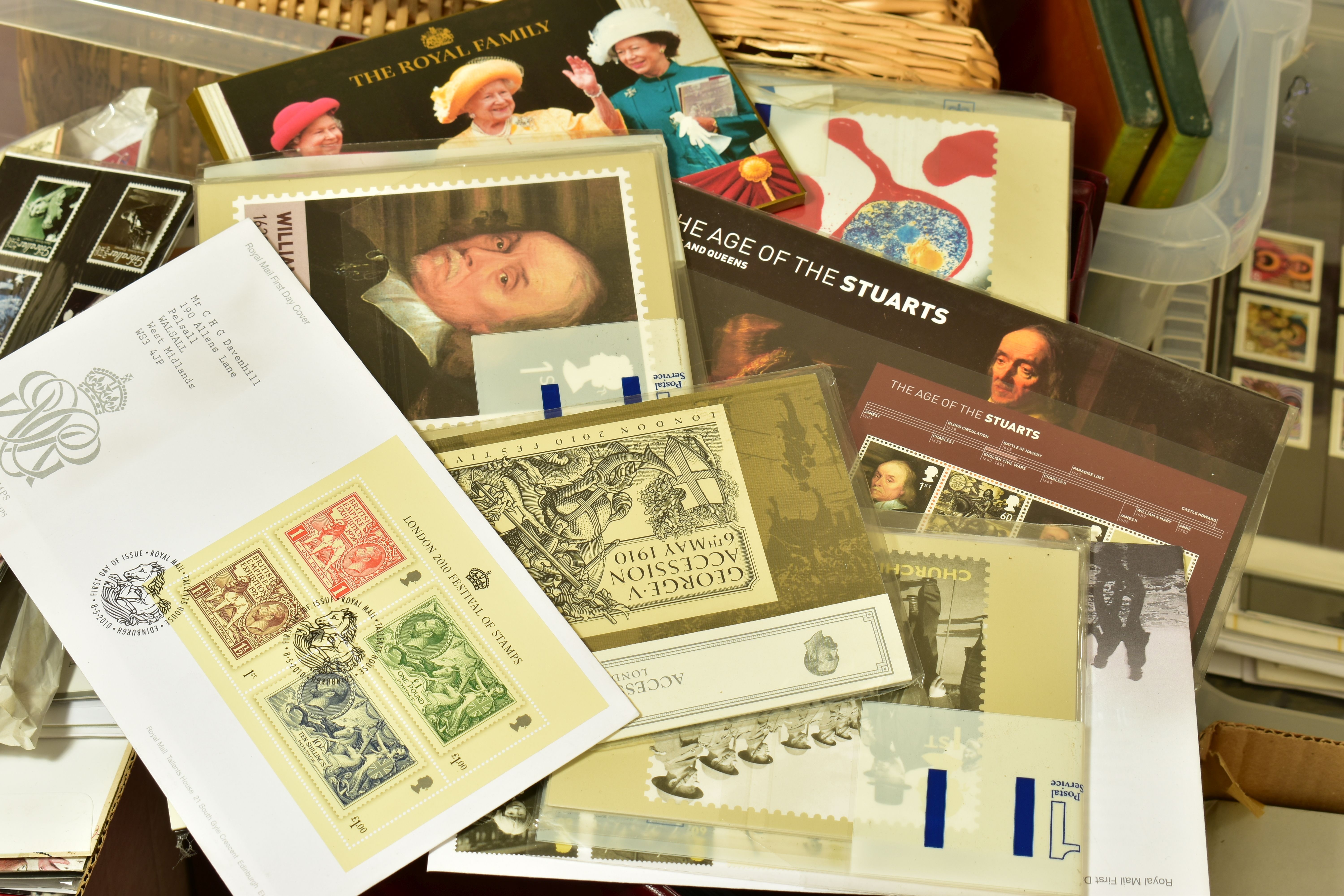 VERY LARGE UNTIDY COLLECTION OF STAMPS, of mainly GB decimal stamps as FDCs, PHQs and presentation - Image 2 of 15
